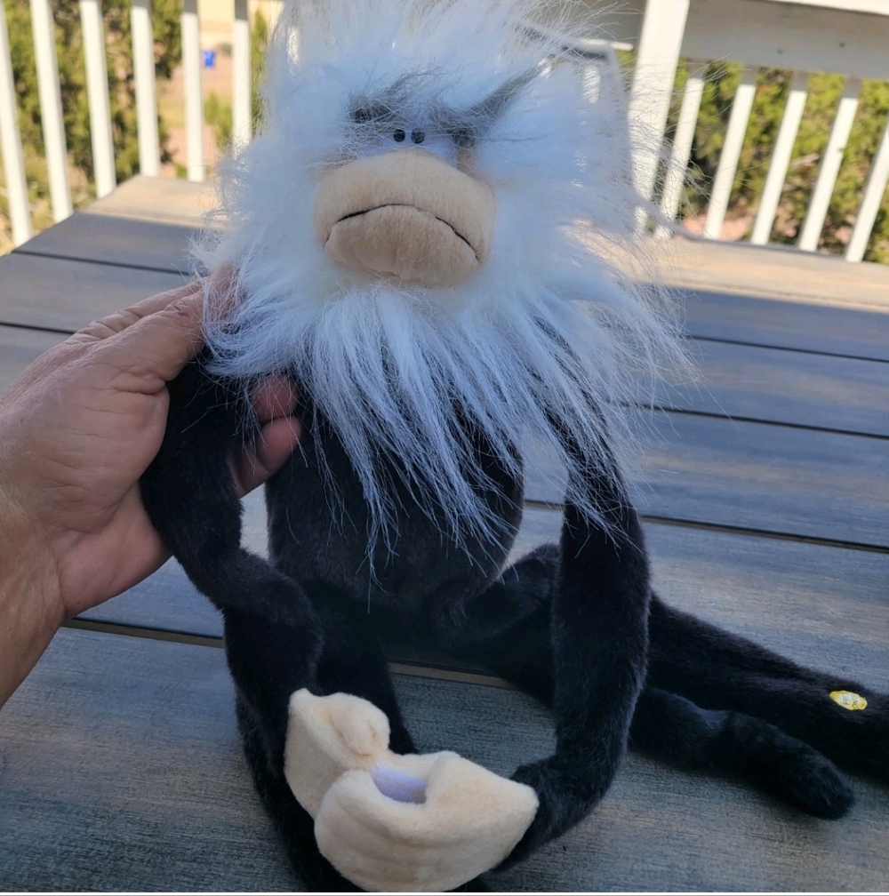 Gemmy Really Wild Wildlife Swinging Monkey 18" Sound & Dances Plush-Works!